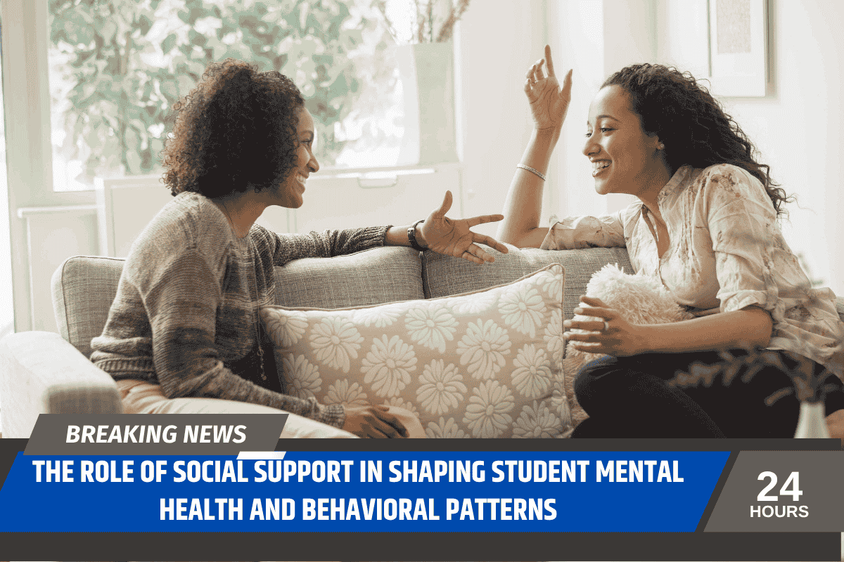 The Role of Social Support in Shaping Student Mental Health and Behavioral Patterns